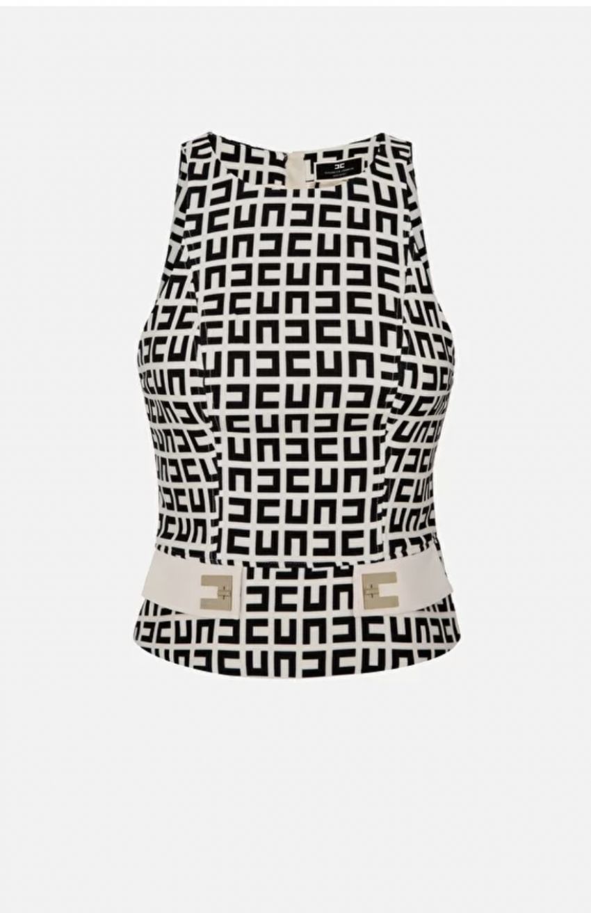 Top de Crepé Elisabetta Franchi