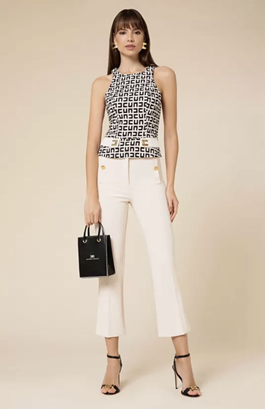 Top de Crepé Elisabetta Franchi